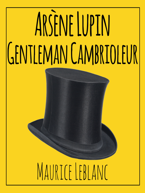 Cover image for Arsène Lupin Gentleman Cambrioleur